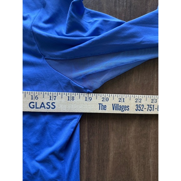 The Tailored Sportsman Womens Long Sleeve Quarter Zip Pullover Top Blue L - Picture 4 of 7